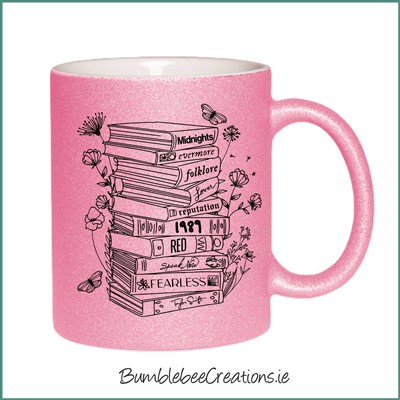 Taylor Swift Mug : Light Pink Album Books